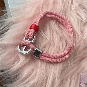 Pink and Silver Women's Bracelet
